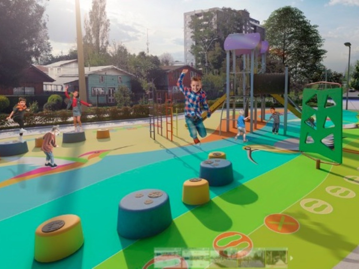 Proyecto de área verde en sector Barrios Bajos, incluirá multicancha, juegos infantiles y sectores de encuentro comunitario